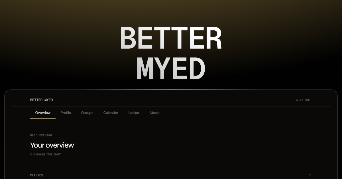 BETTER-MYED